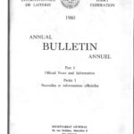 1960 IDF Annual Bulletin