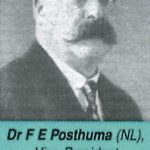 Dr F E Posthuma 1940-1943 IDF President